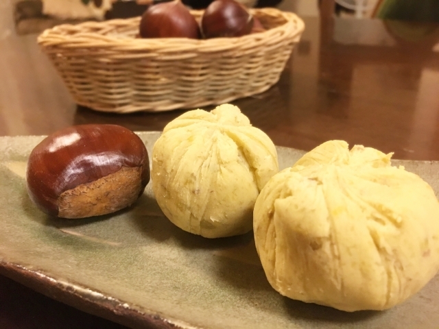 栗とお菓子